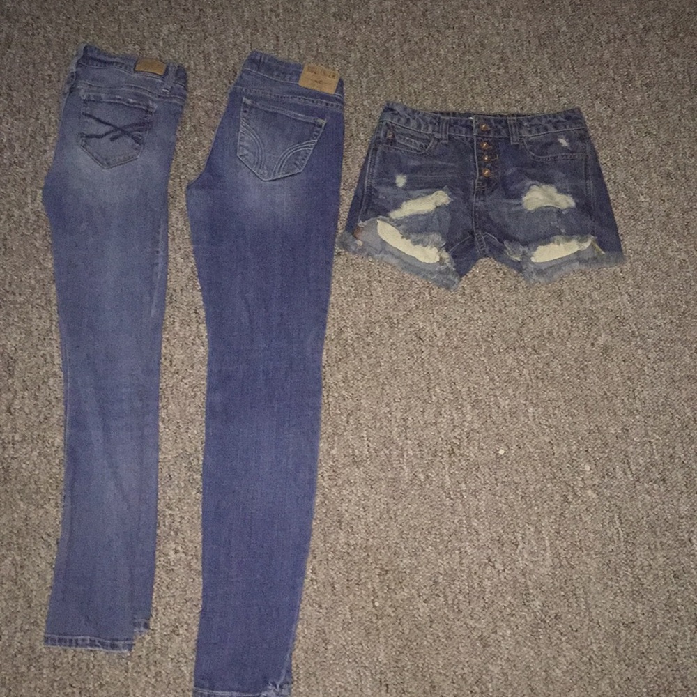 Jeans, shorts